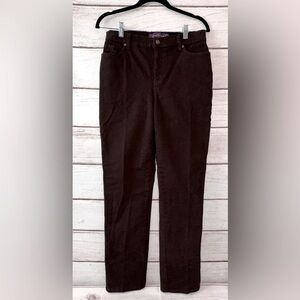 Gloria Vanderbilt Amanda Brown Pants – Size 6 Average Jeans Office Casual Church